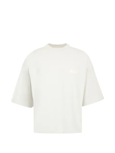 FEAR OF GOD ESSENTIALS logo-print drop-shoulder T-shirt Neutrals RW00273