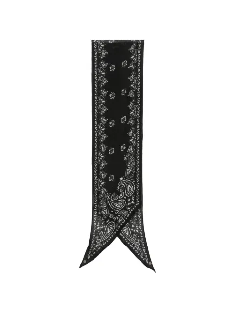 Destin paisley-print bandana Black PAMLO