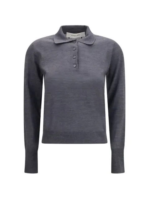 Golden Goose knit polo top Grey GWP01354P001041