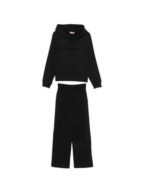 TWINSET logo-detail drawstring tracksuit Black 262TP272B