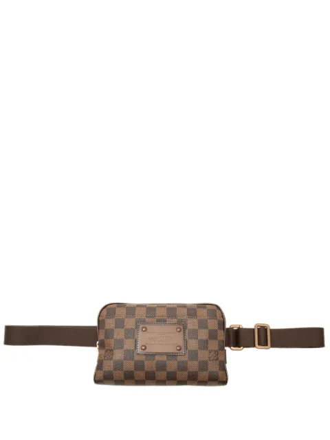 Louis Vuitton Pre-Owned 2010 Damier Ebene Brooklyn Bum Bag belt bag Brown PPUX1KWETBHWSHGF