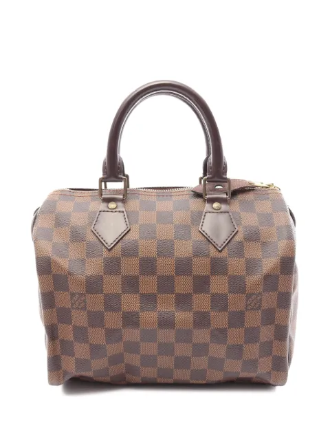 Louis Vuitton Pre-Owned 2008 Damier Ebene Speedy 25 boston bag Brown M2WECEE0OZ7Z8ELV