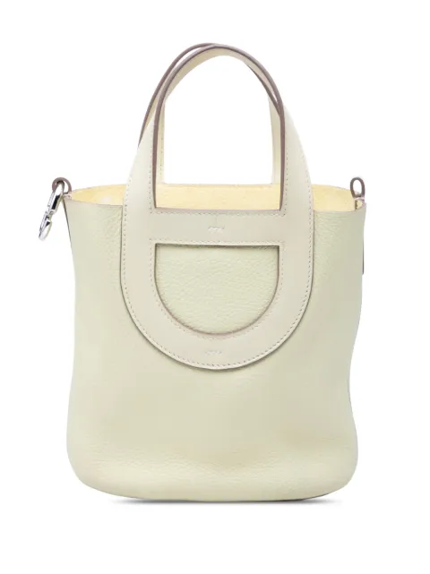 Hermès Pre-Owned 2024 Clemence and Swift In The Loop 18 handbag Yellow 5NSYM7QXRI2ZQR2X
