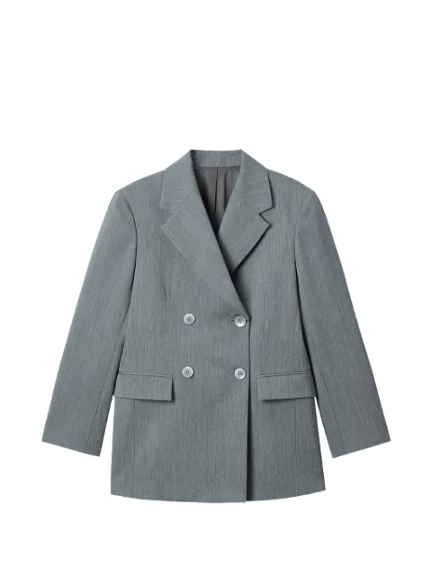 Enföld double-breasted wool blazer Grey 300JS1301211