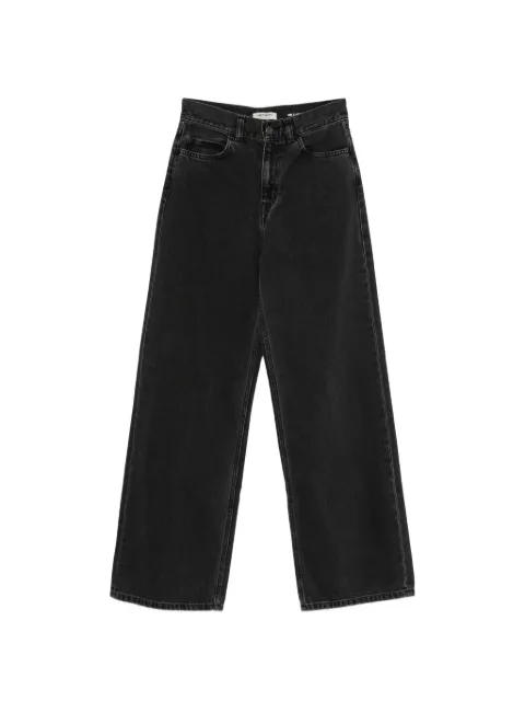 Carhartt WIP washed-effect wide-leg jeans Black I037531