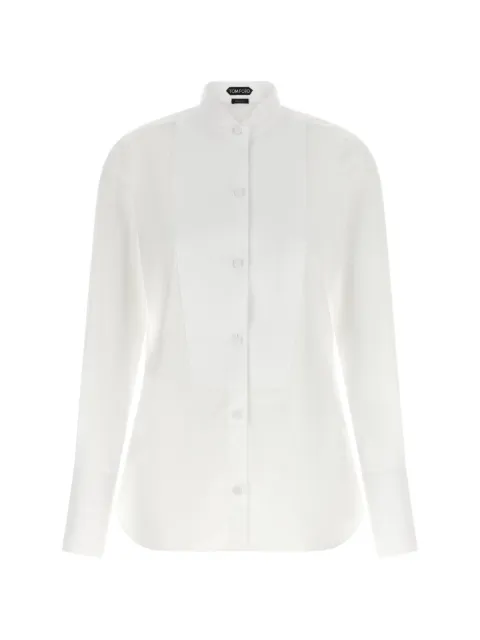TOM FORD cotton tuxedo shirt White CA3344FAX1708WAB
