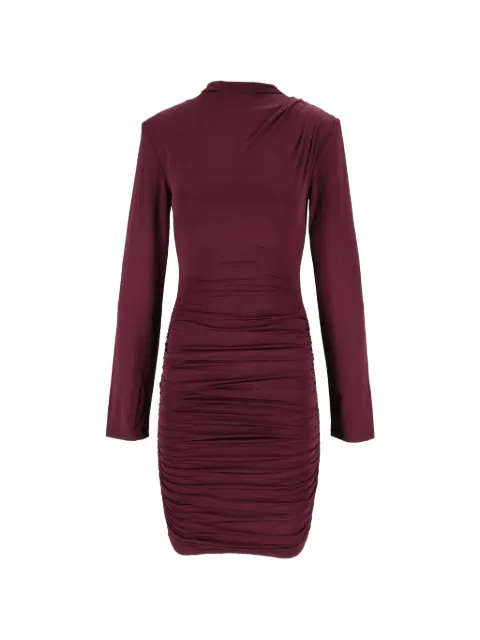 ROTATE BIRGER CHRISTENSEN drapey mini dress bordeaux Red 1161762694