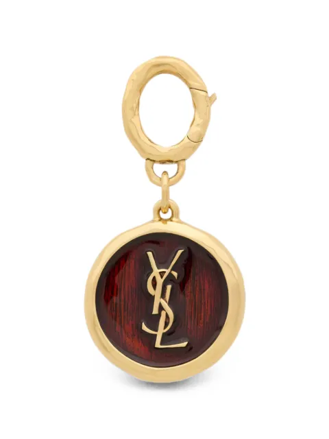 Saint Laurent Cassandre charm in enamel and metal Gold A003QKY1521