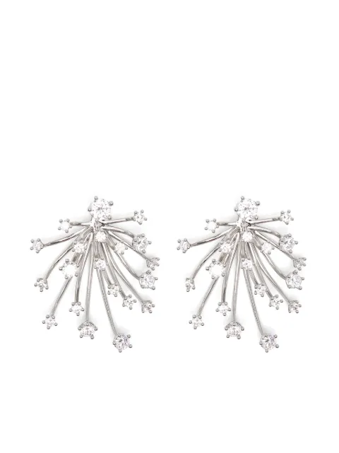 Panconesi Kismet crystal-embellished earrings Silver F26EA011P
