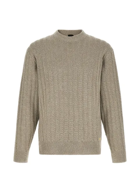 BOSS jacquard-knit sweater Neutrals 50565119
