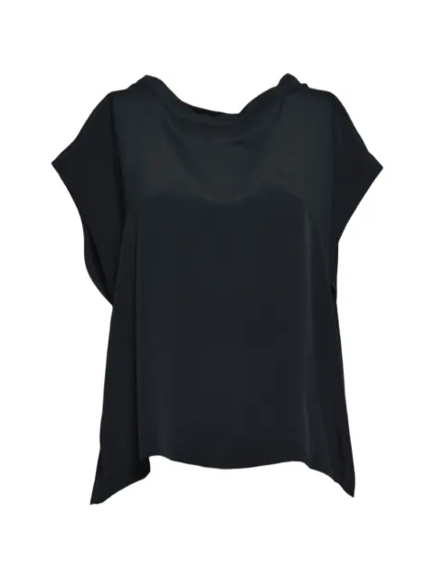 MOMONÌ boat-neck short-sleeve top Black 200MMOBL00420013MO0990