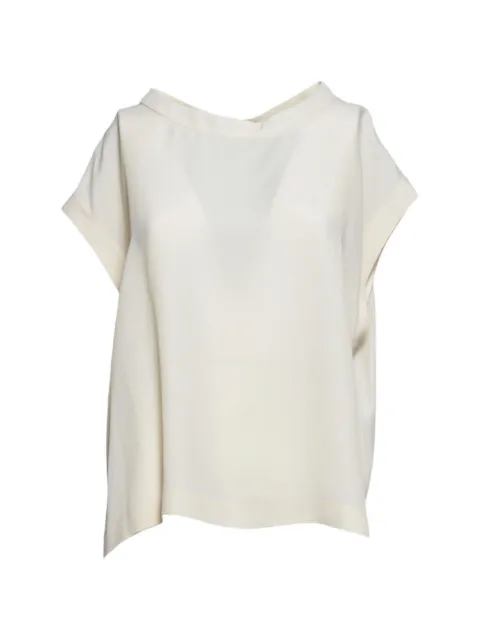 MOMONÌ boat-neck short-sleeve top Neutrals 200MMOBL00420013MO0040