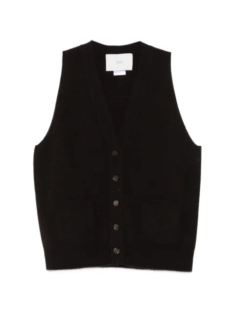 Vanisè cashmere V-neck cardigan Brown V72628MICHAELACAFFE
