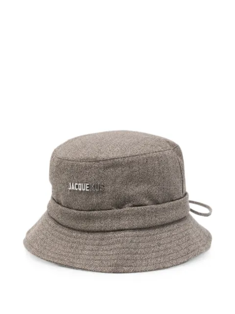 Jacquemus Le Bob Gadjo drawstring bucket hat Brown ACU00001AW00916