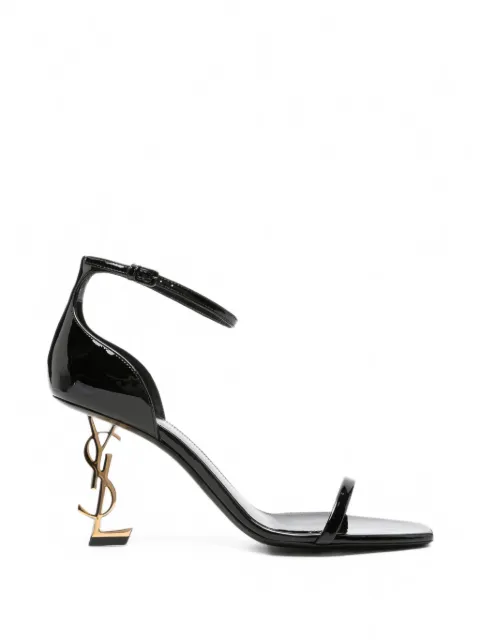 Saint Laurent Opyum patent leather sandals Black 5576791TV1A