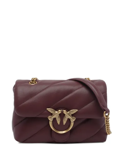 PINKO mini Love Birds puffer shoulder bag Red 100039A0F2