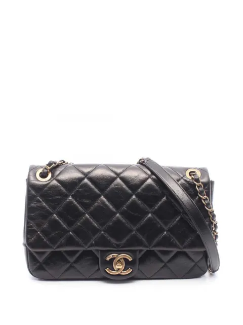 CHANEL Pre-Owned 2015-2016 Paris-Salzburg Quilted CC Flap Bag shoulder bag Black BCZISMWZTG590NB6