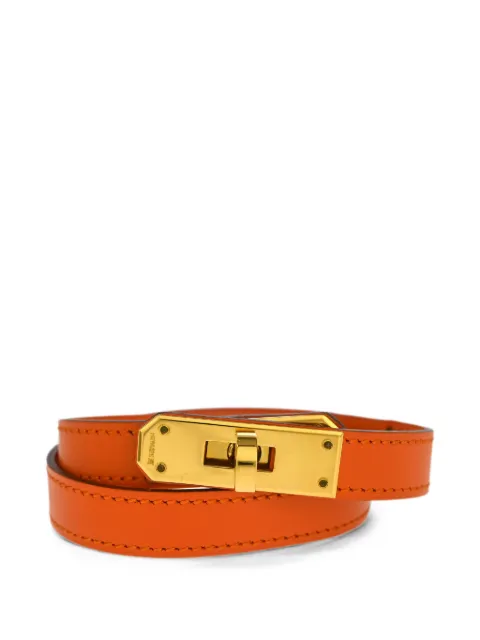 Hermès Pre-Owned 2002 Kelly Double Tour bracelet Gold 135033