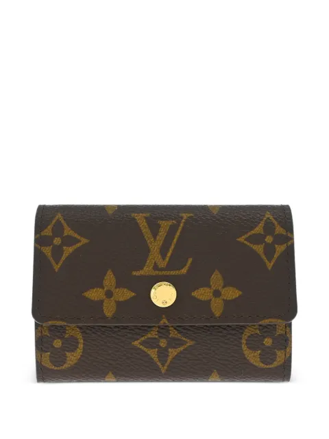 Louis Vuitton Pre-Owned 2010 Porte Monnaie Plat Monogram coin case Brown 155045