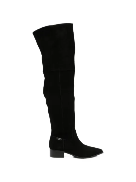 LIU JO suede-finish over-the-knee boots Black SF6045PX00222222CHRISSY01BLACK