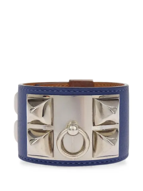 Hermès Pre-Owned 2018 Collier de Chien bangle bracelet Silver 117049