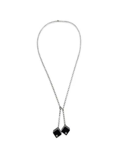CHANEL Pre-Owned 2004 cube-charm chain belt and necklace Silver 154822