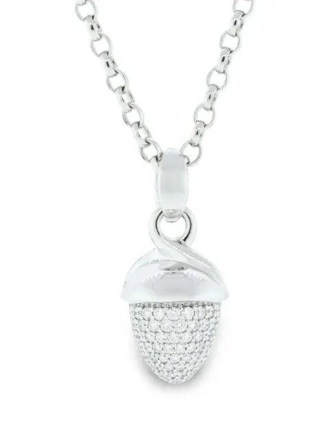 TAMARA COMOLLI Mikado Bouquet diamond pendant Silver PMBPWG2