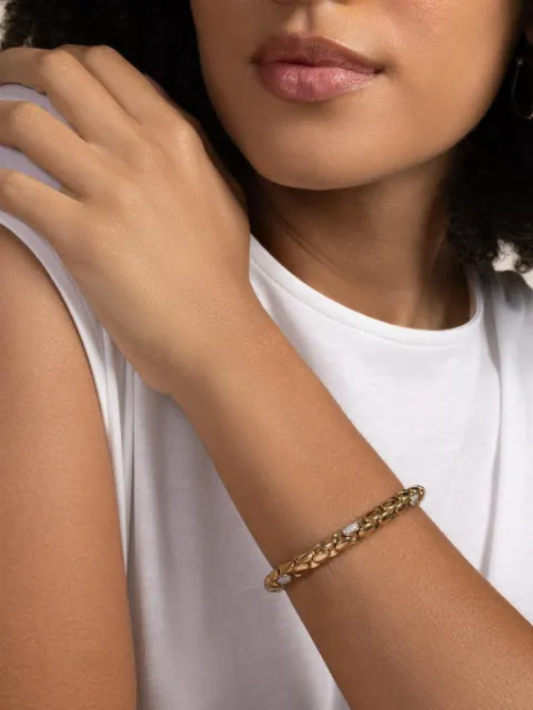 Roberto Demeglio Anaconda Aura diamond bracelet Gold ANC4DORATA6DB