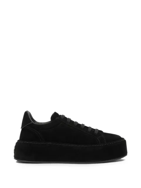 Casadei Renna suede platform sneakers Black 2X121B050NRENNA