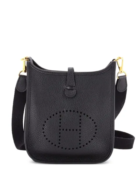 Hermès Pre-Owned Evelyne Bag Gen III Clemence TPM crossbody bag Black MANDCOJTA6NMRM7R