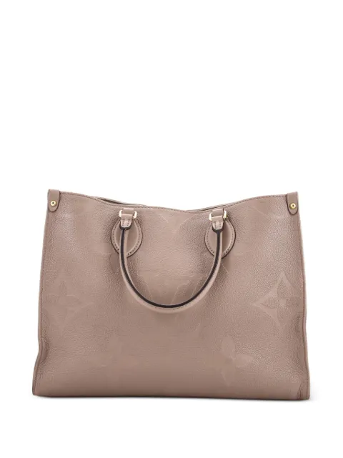 Louis Vuitton Pre-Owned OnTheGo Monogram Empreinte Giant MM tote bag Neutrals IHMJXUI2ZNDGFXTX