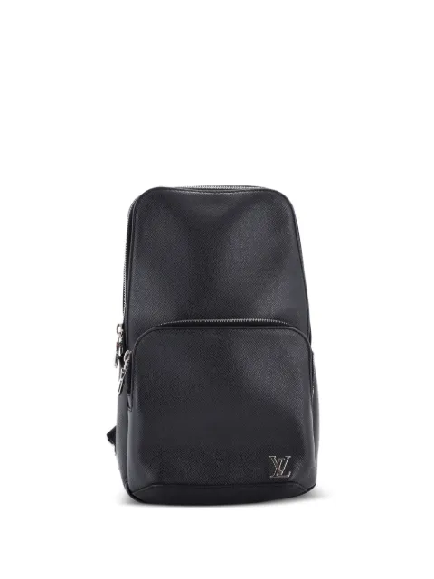 Louis Vuitton Pre-Owned Avenue Sling Bag Taiga Leather crossbody bag Black HCRTMEUHOOC5PZ68