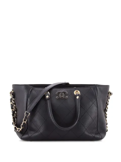 CHANEL Pre-Owned Neo Soft Shopping Stitched Bullskin Small tote bag Black GC4C9B7KSVJUW4XD