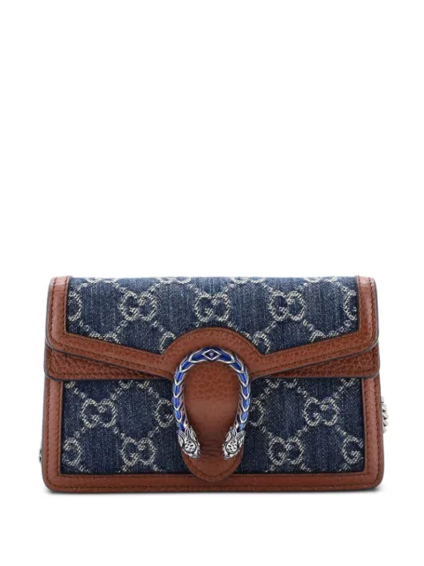 Gucci Pre-Owned Dionysus Bag GG Denim Super Mini crossbody bag Blue COWFR4XM3DGX5F4G