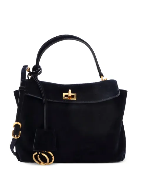 Balenciaga Pre-Owned Rodeo Suede Mini shoulder bag Black VOXI6MZL4X9OMXR0