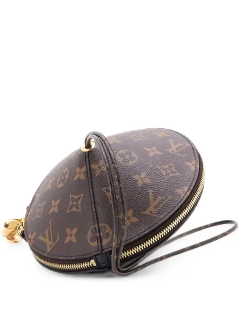 Louis Vuitton Pre-Owned Toupie Handbag Monogram Canvas clutch bag Brown 76JVEYTOFFJBVDQR