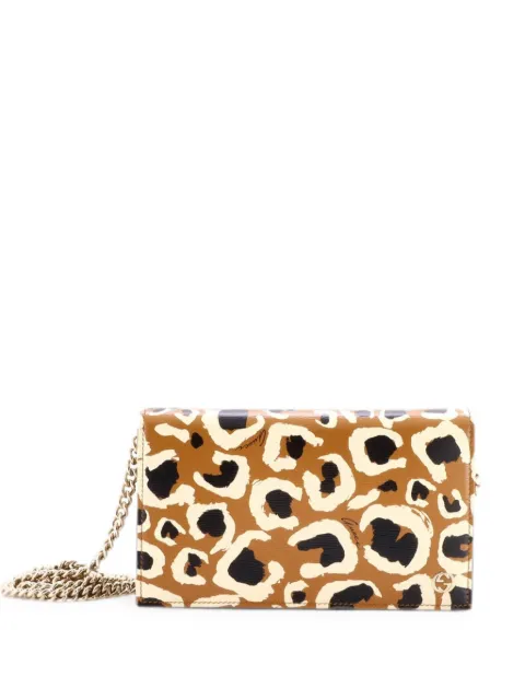 Gucci Pre-Owned Betty Chain Wallet Printed Leather clutch bag Multicolour 3YGIDAHKI6ZS929F