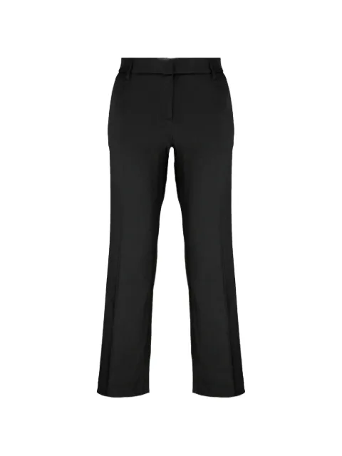 True Royal belt-loop pressed-crease trousers Black TRUT294A01001