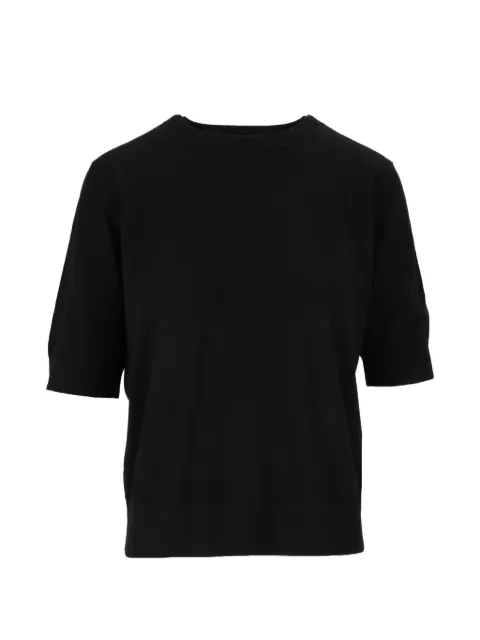 Kangra crew neck short-sleeve top Black 490521