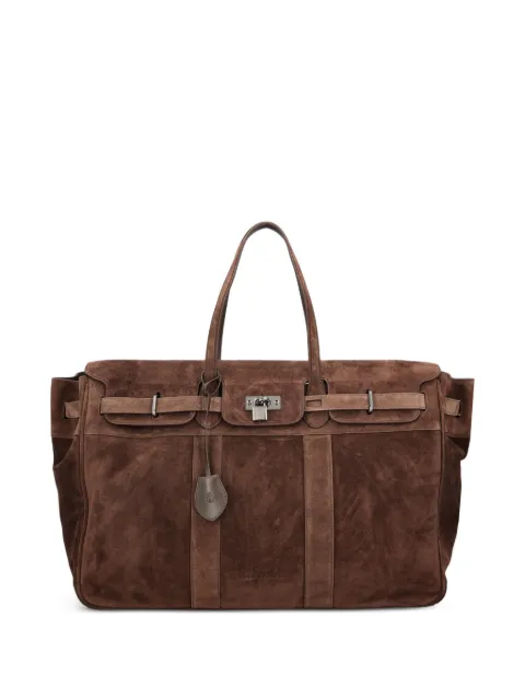 Brunello Cucinelli Explorer suede bag Brown MBDLB2847C9885