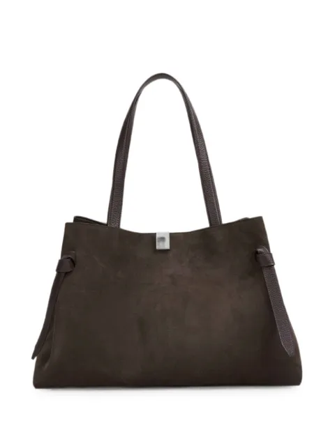 Yuzefi Gyoza suede tote bag Brown GYOZATOTESUEDE