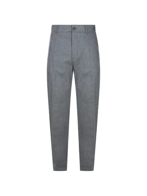 Eleventy pressed-crease tailored trousers Grey N75PANM01TES0H02714