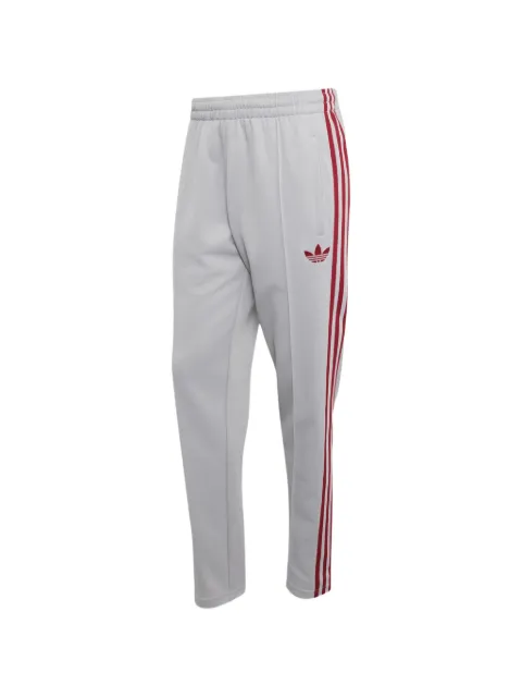 adidas x Liverpool FC logo-embroidered side-stripe track pants Grey KG2902
