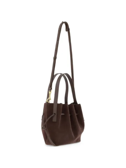 Yuzefi mini Scallop tote bag Brown MINISCALLOPTOTESUO100BOVINELEATHERL50NY50PU