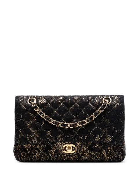 CHANEL Pre-Owned medium Classic Double Flap quilted shoulder bag Black 5FMHWSN2JNIVQ3YP