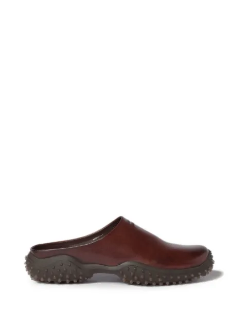 Miu Miu leather mules Brown 5R802EFA0455OD