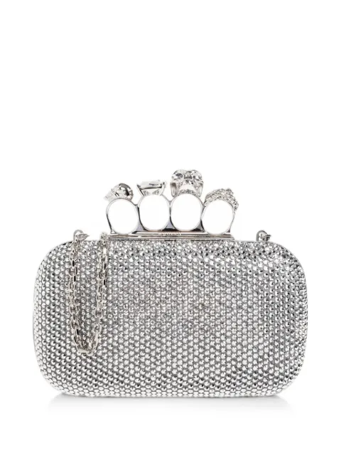 Alexander McQueen Knuckle Clutch clutch bag Silver 8503111LY14