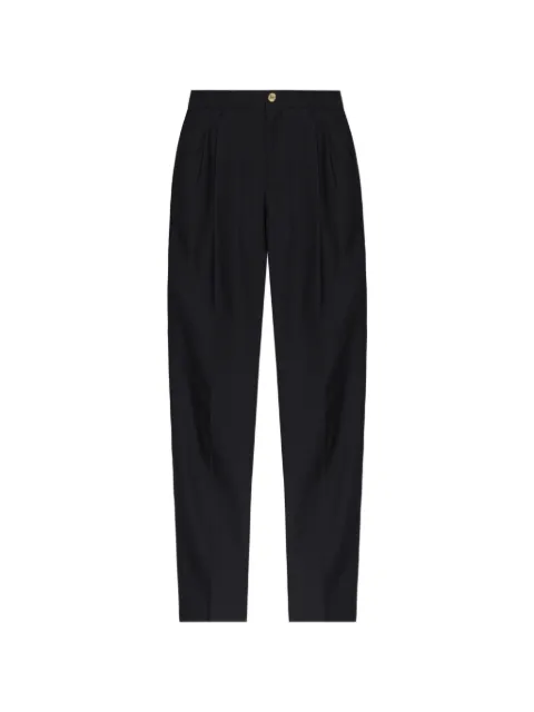 Dolce & Gabbana pleated wool trousers Black GW0NETFU2Z8