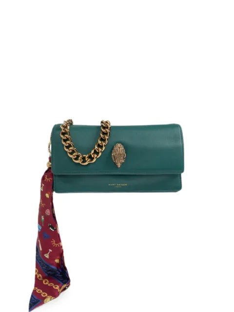 Kurt Geiger London sloane soft leather shoulder bag Green SLOANESOFTSHOULDER0