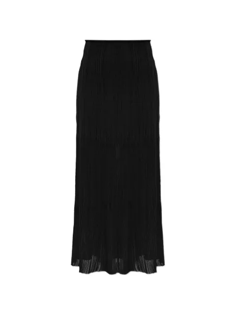 Balmain pleated skirt Black HF1LE710KK08